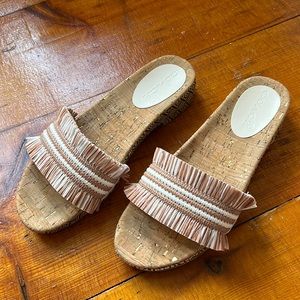 Coach Brayden Raffia Sandal